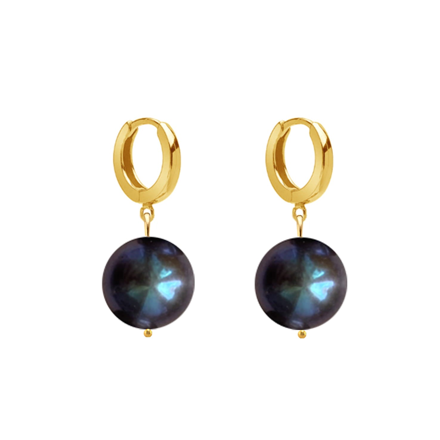 Black Pearl Earrings no.8
