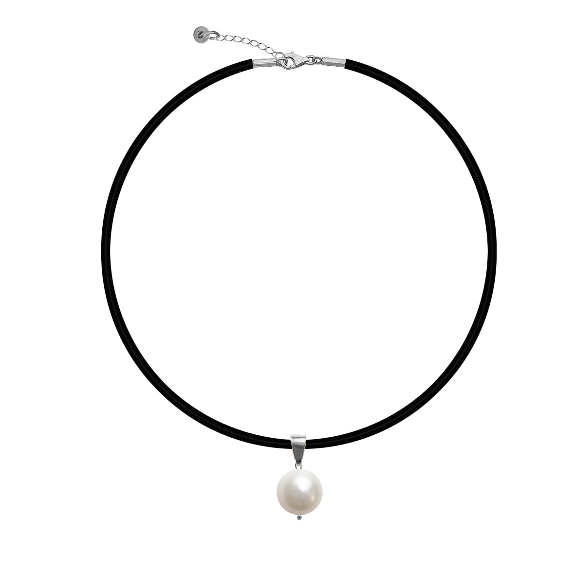 Antonia strap choker silver