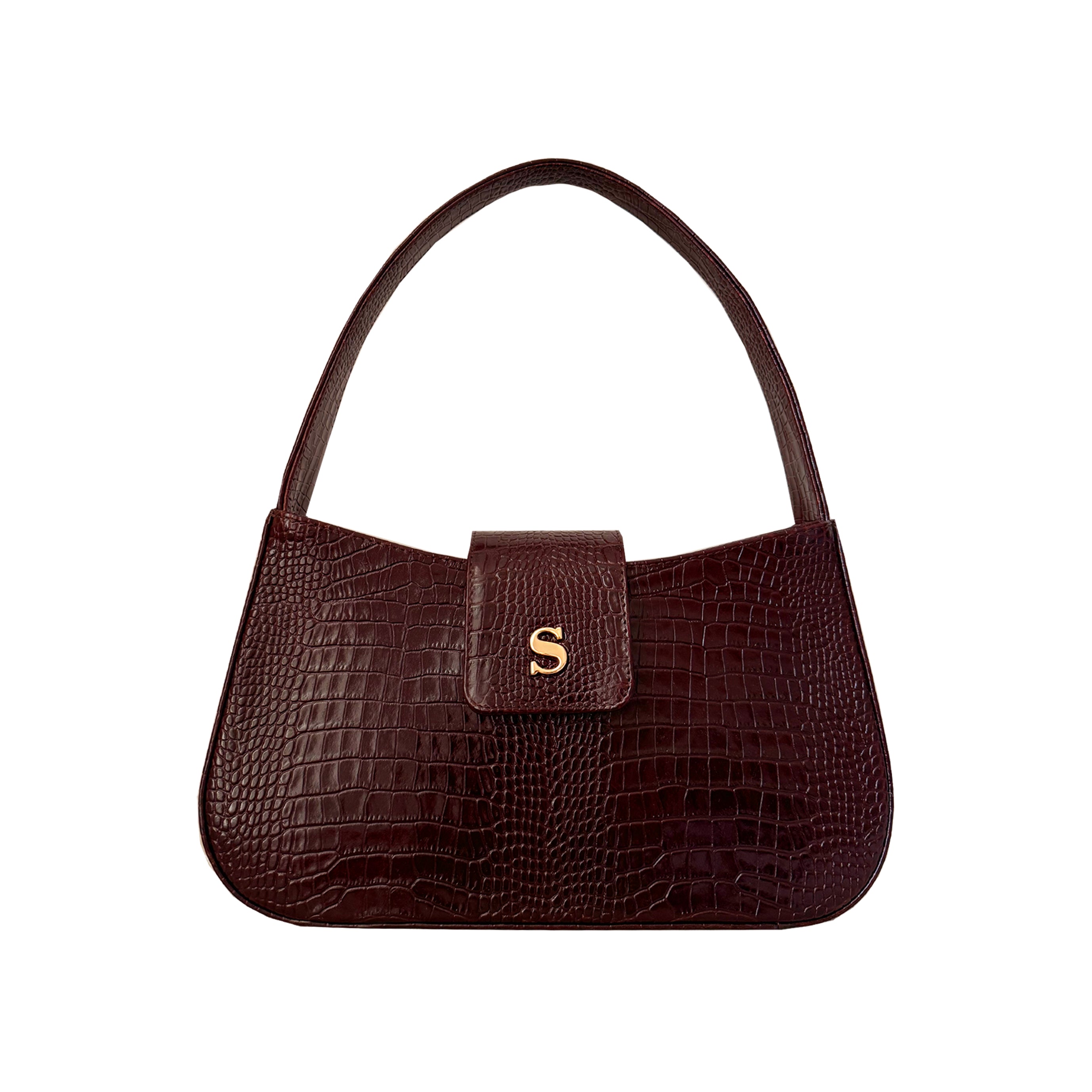 Linda bag brown croco
