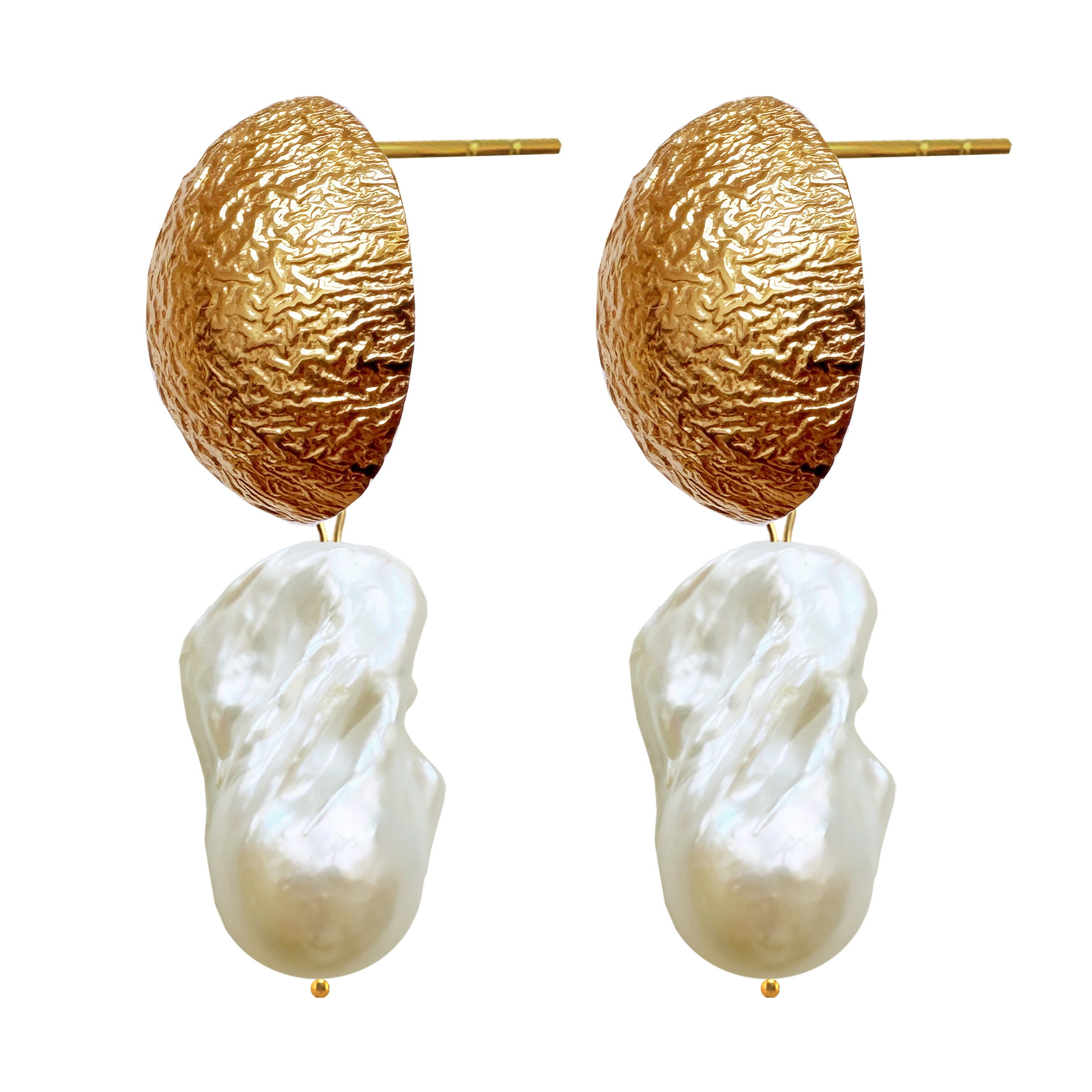 dina gold earrings
