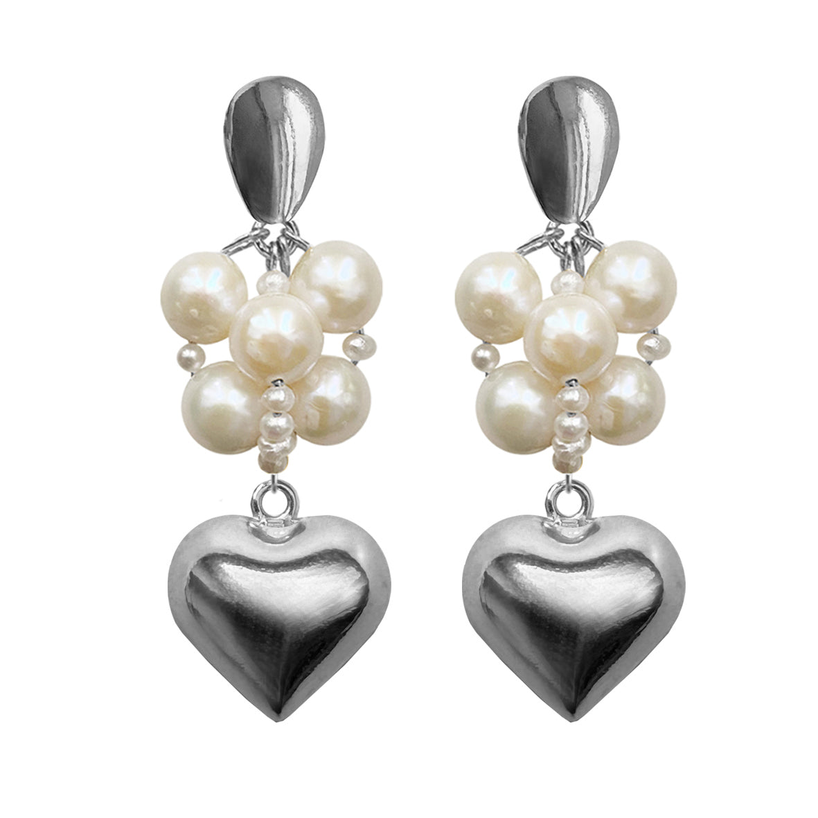Faye earrings silver