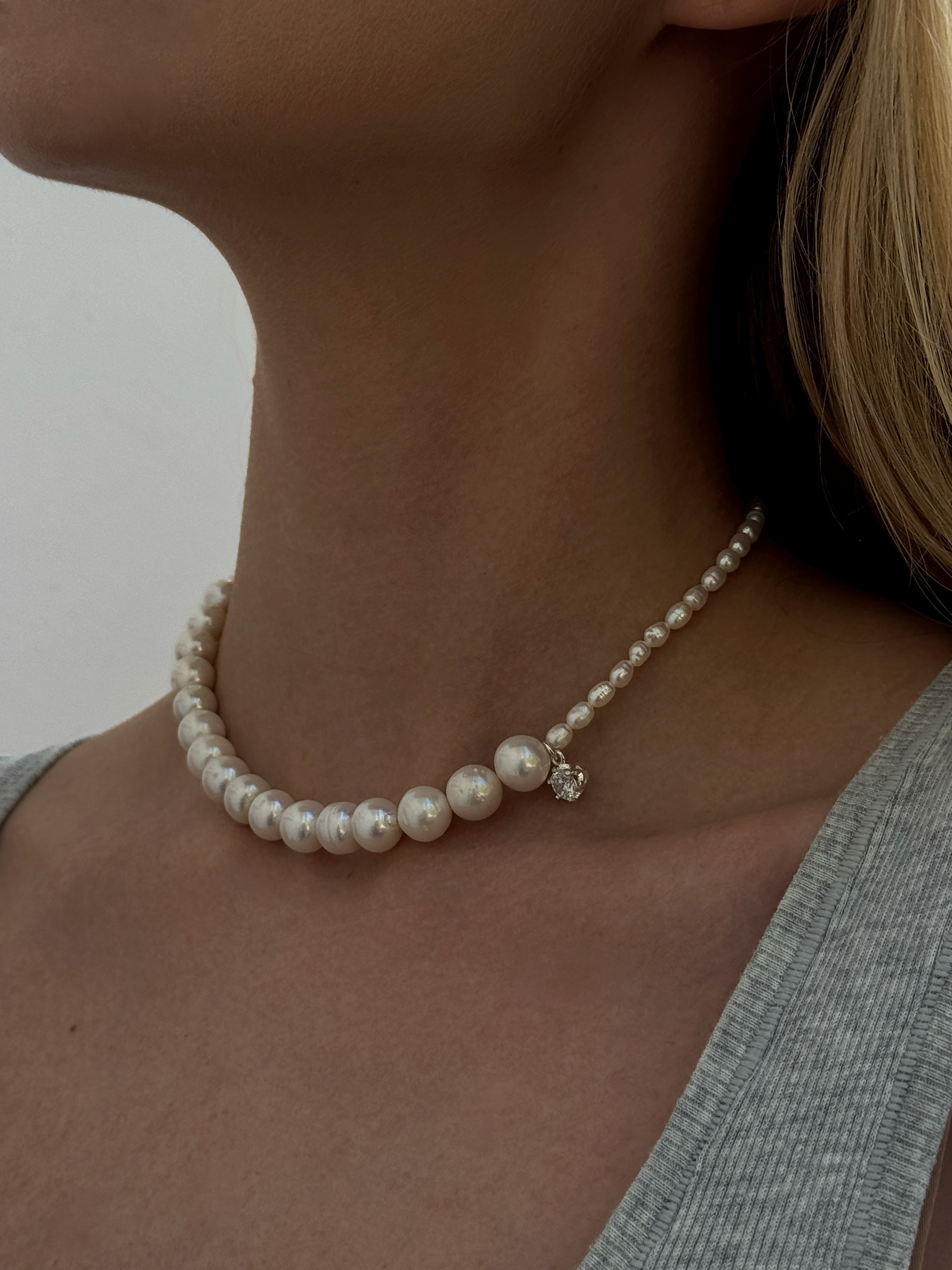 Lena choker silver