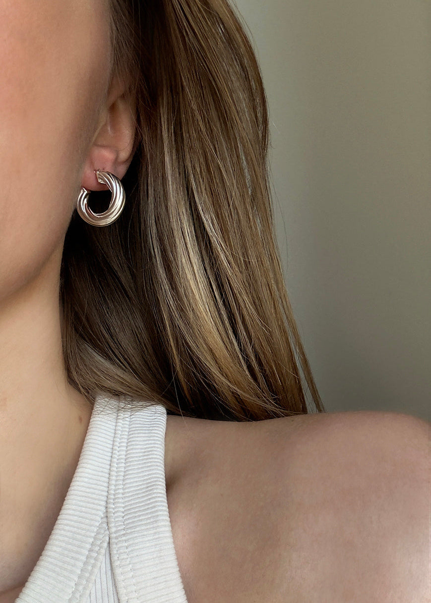 Ethel earrings silver