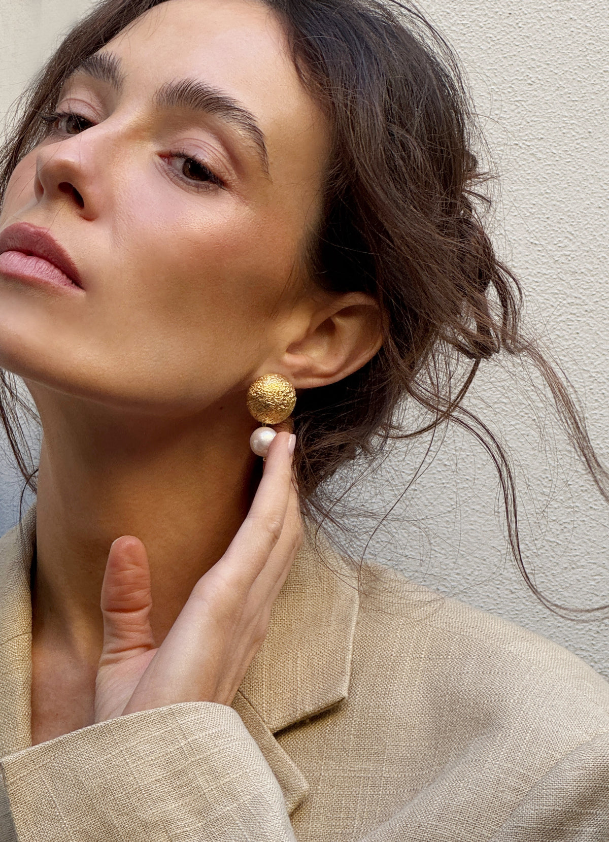Elene earrings gold