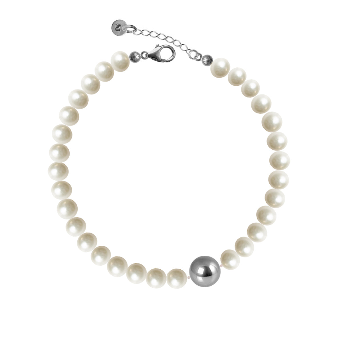 Jeanne choker silver