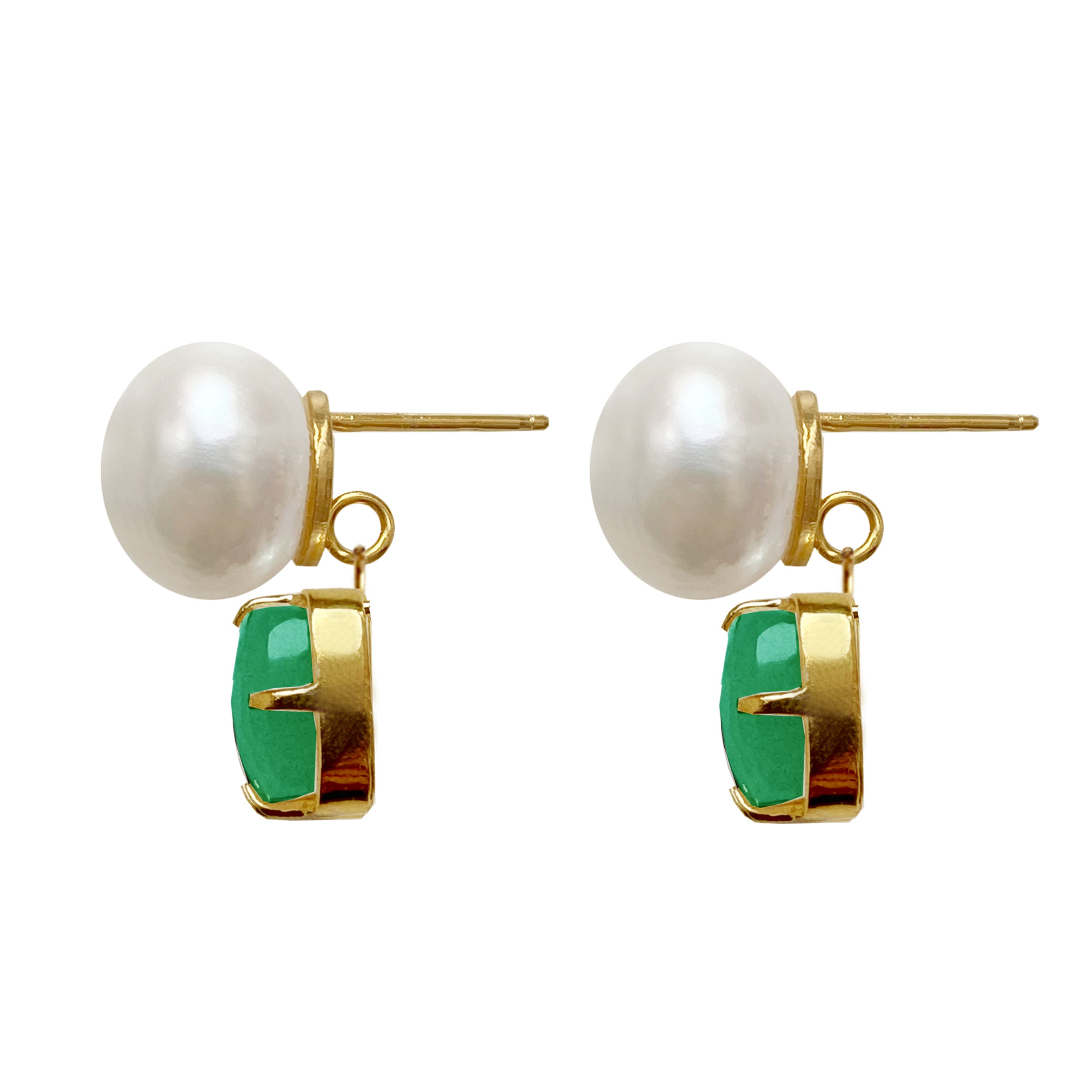 Katia green earrings