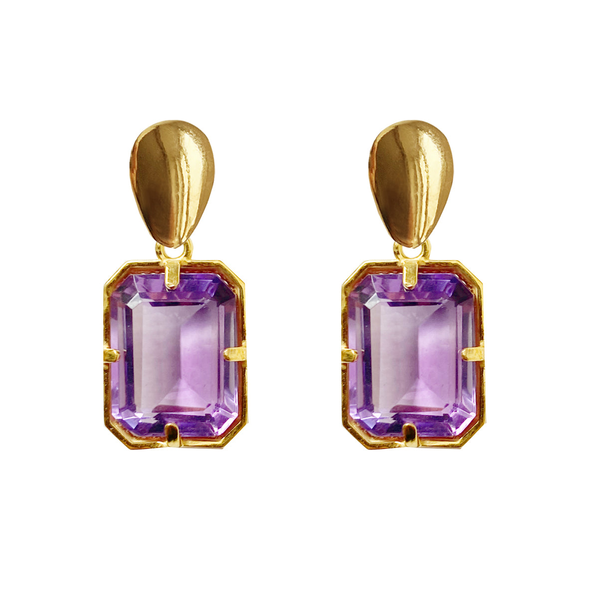 Lucie violet earrings