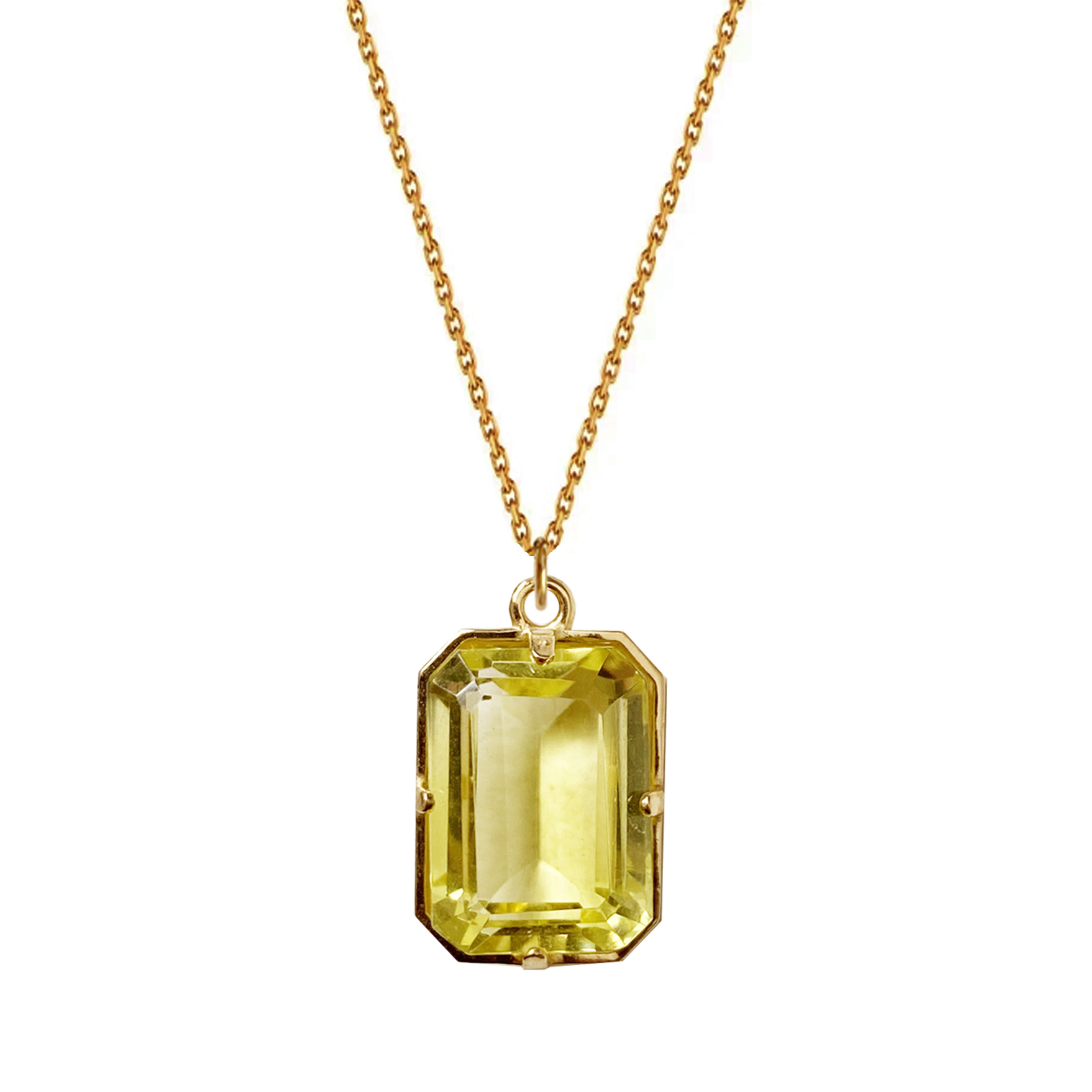 Lucie lime necklace