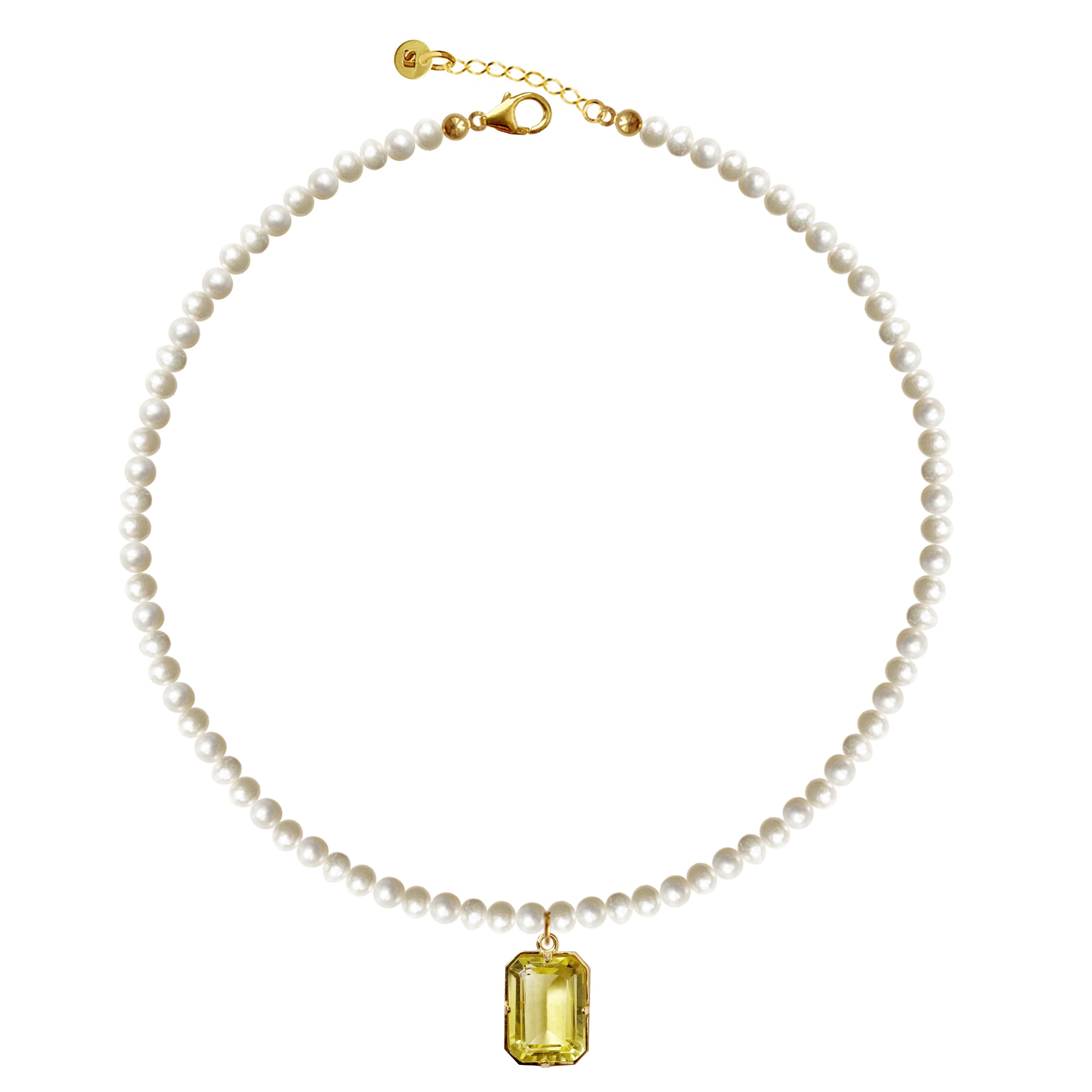 Lucie lime choker