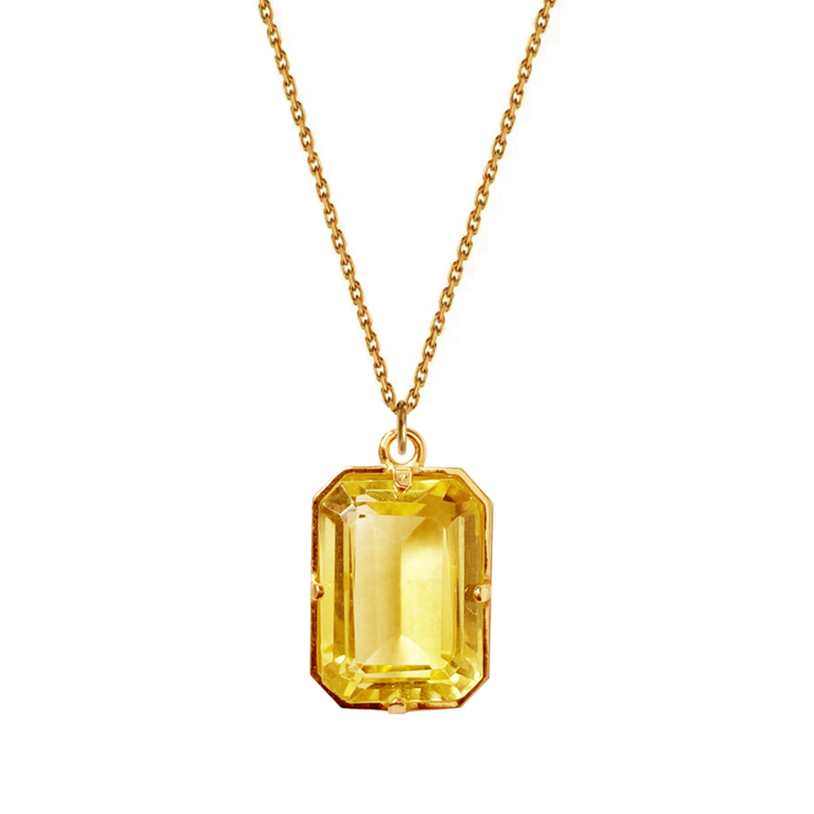 Lucie zitrone necklace