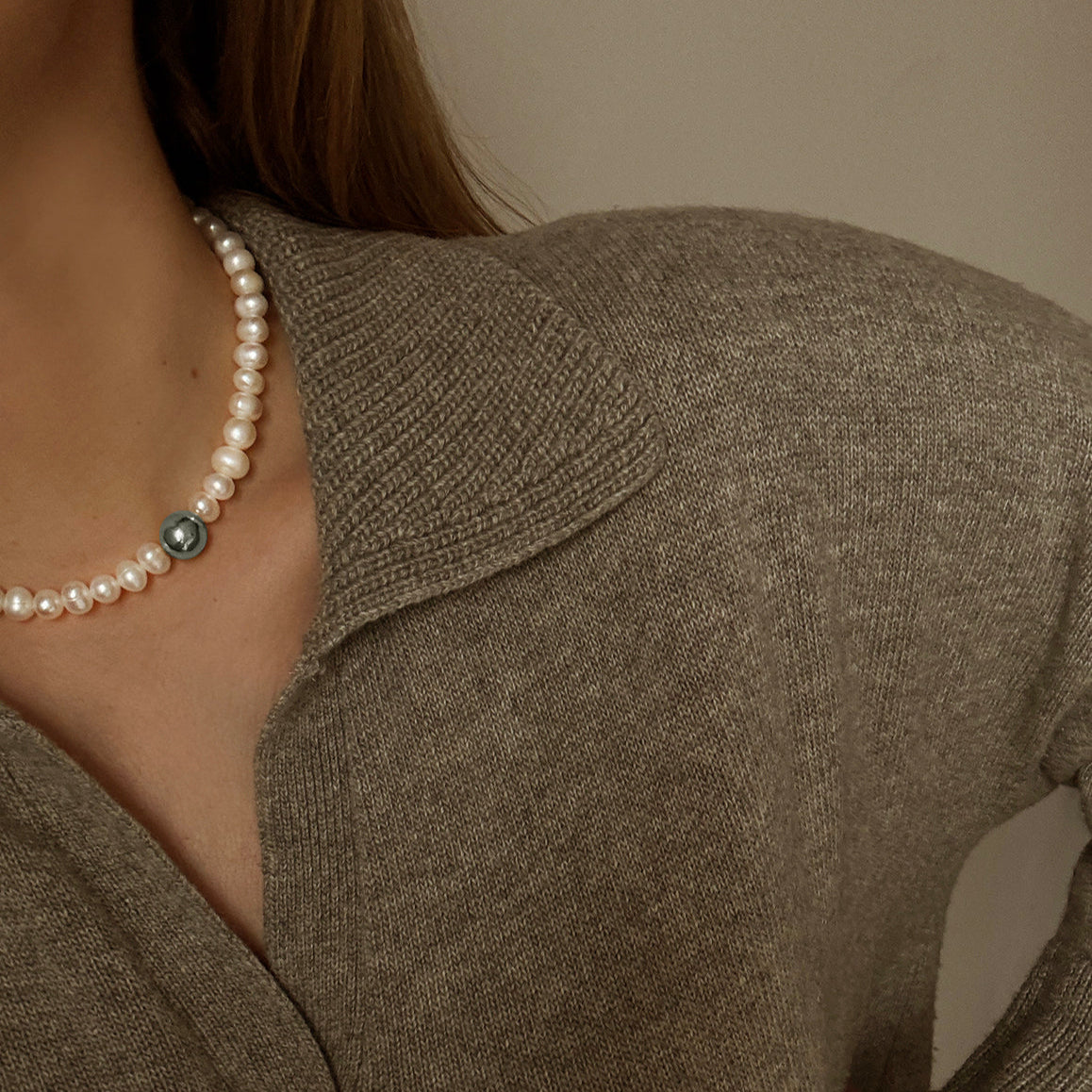 Jeanne choker silver