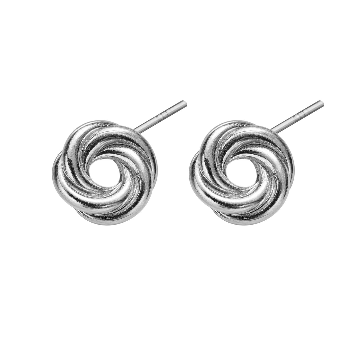 Knot Earrings Silver