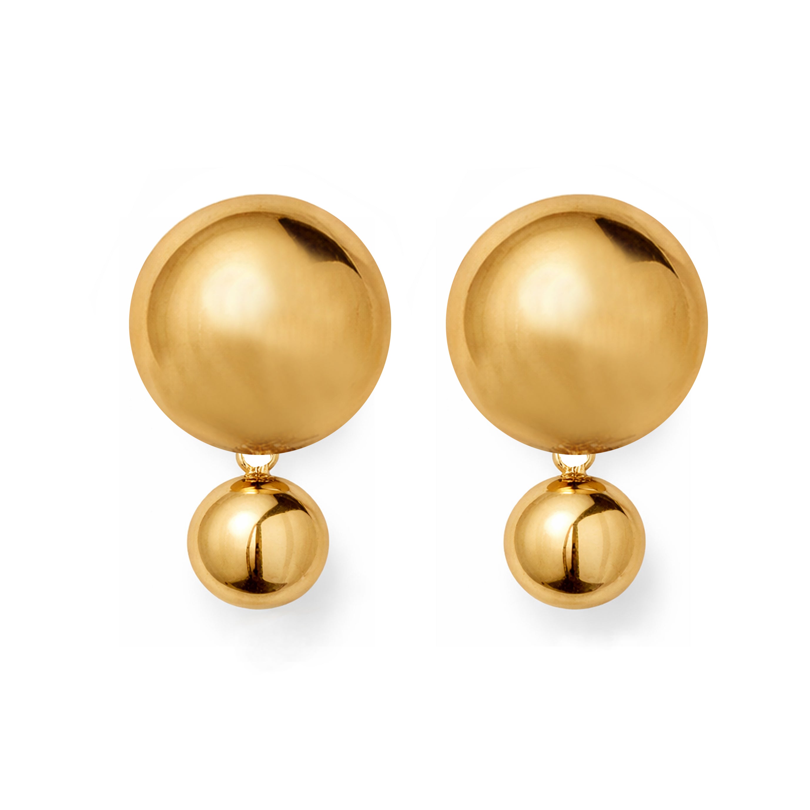 Mila gold earrings