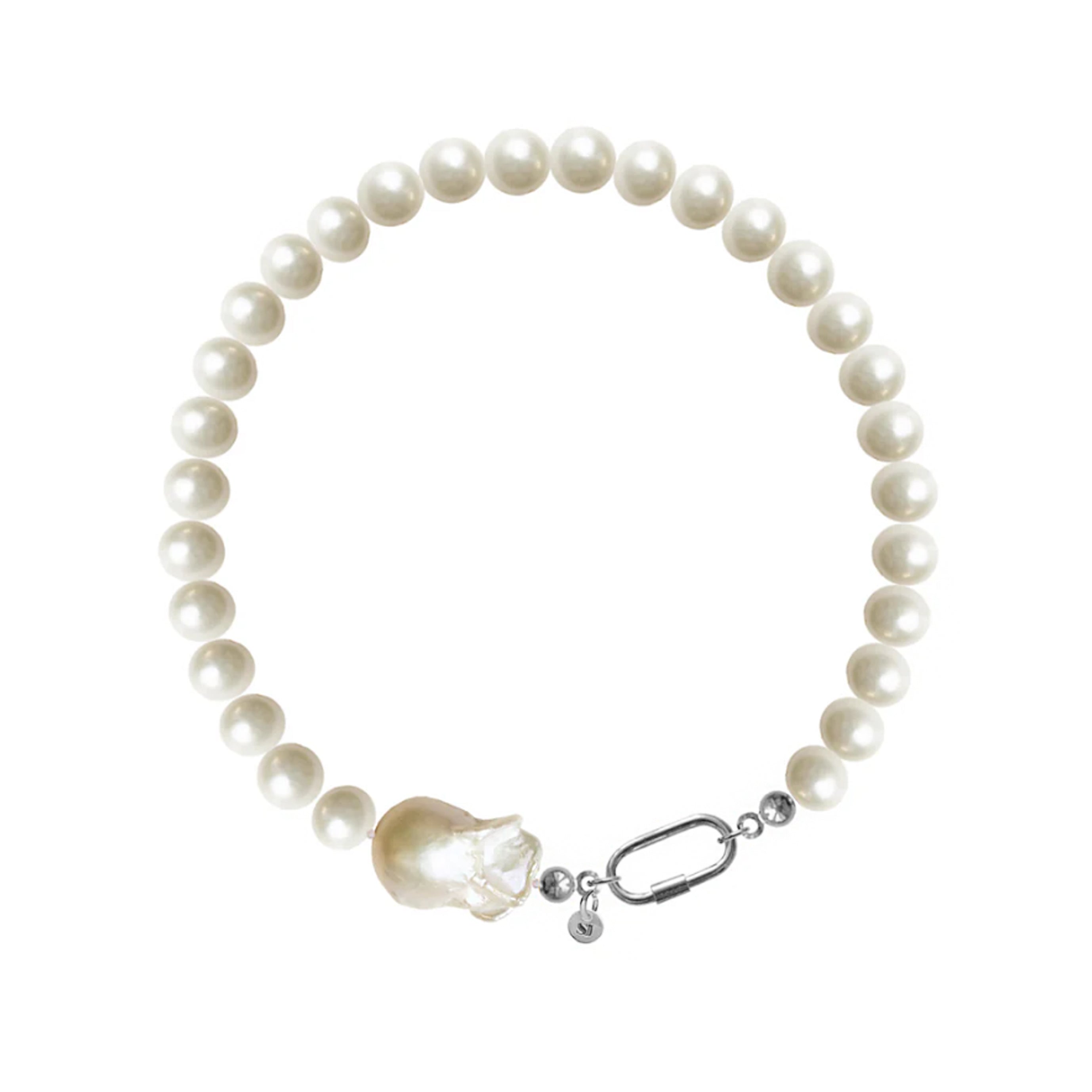 Nicole choker silver