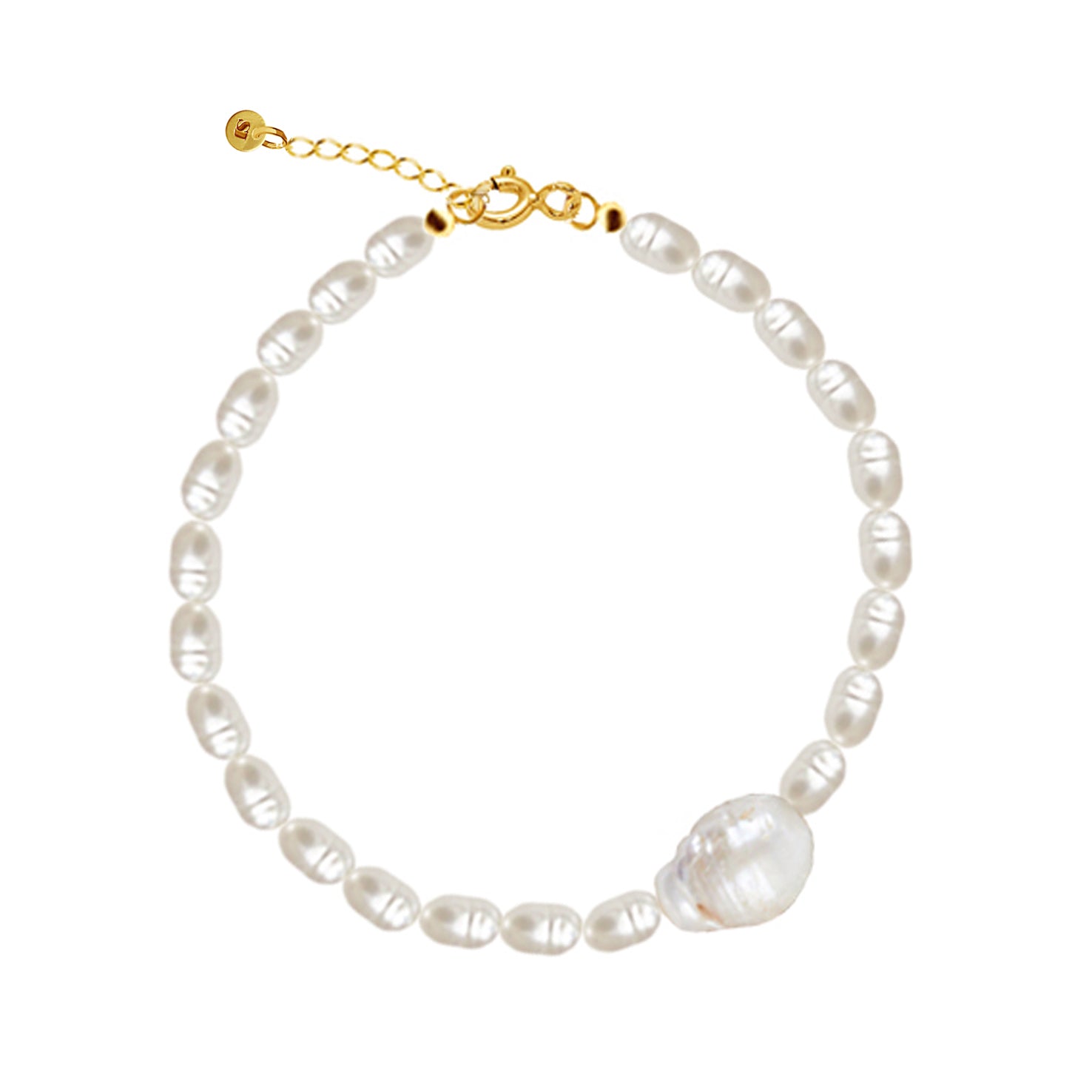 Pearl drop bracelet