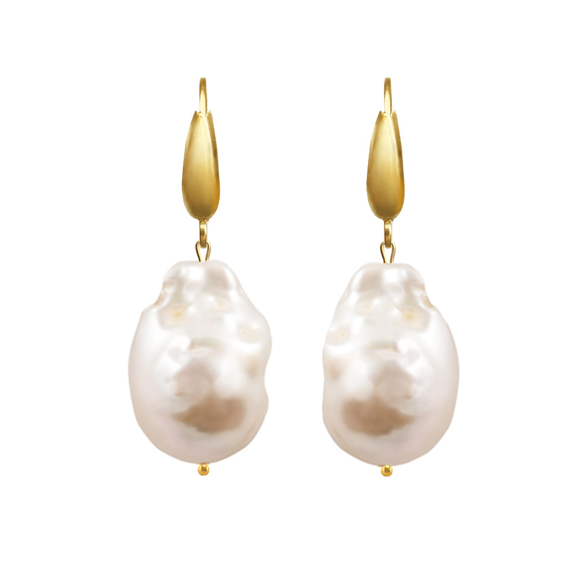 Pearl No.4 GOLD earrings