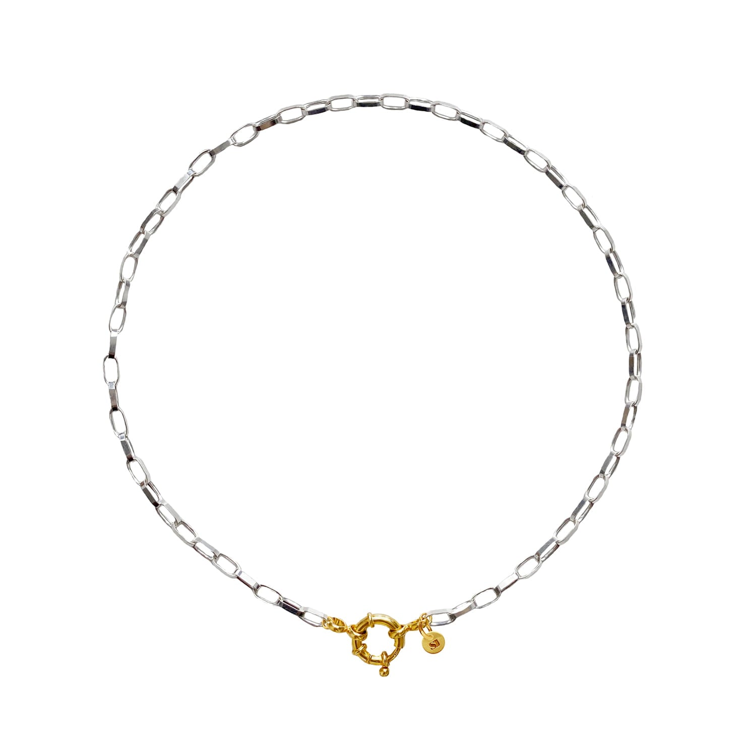 Luca silver choker