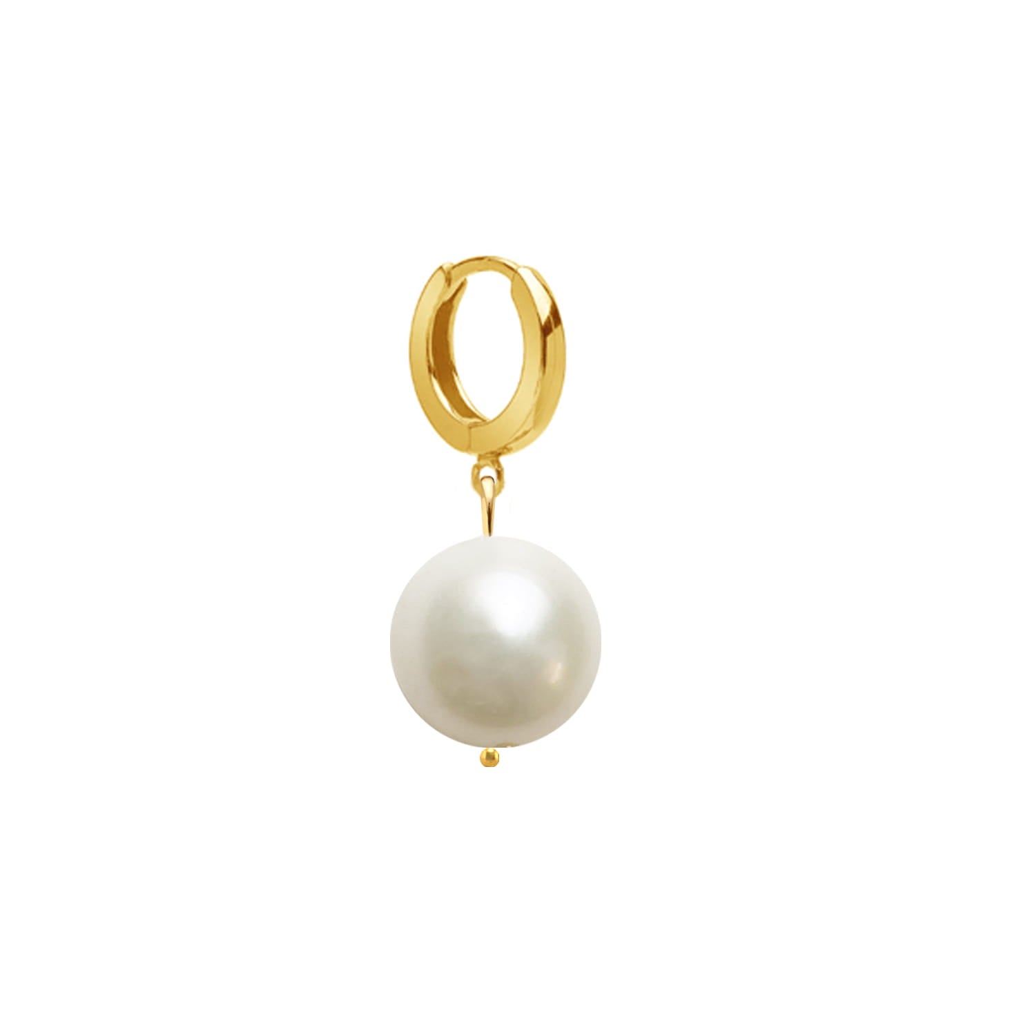 Single pearl earring no.8