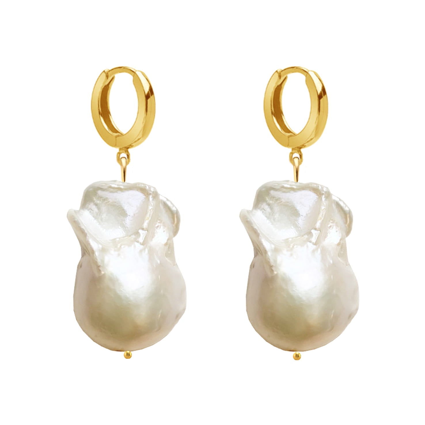 Baroque Pearl earrings No.4