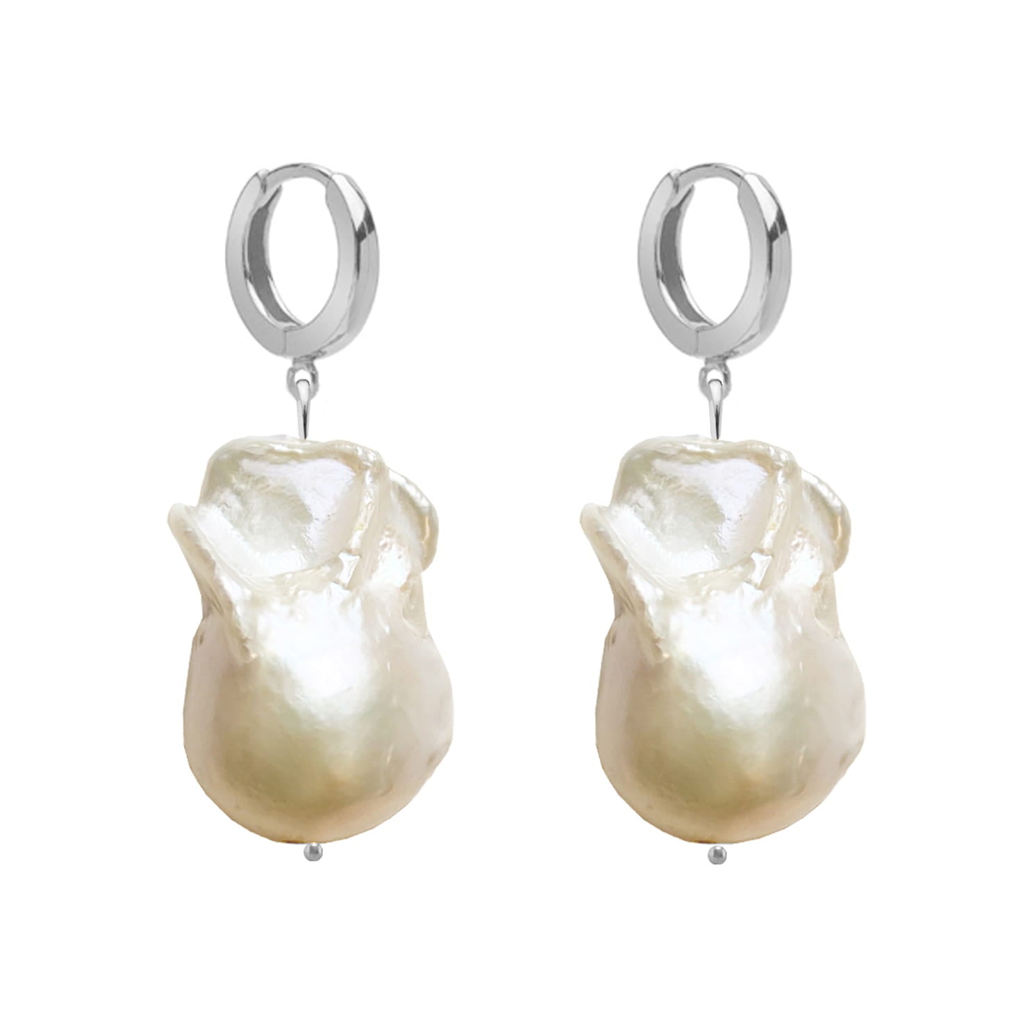 Pearl No.4 Silver earrings