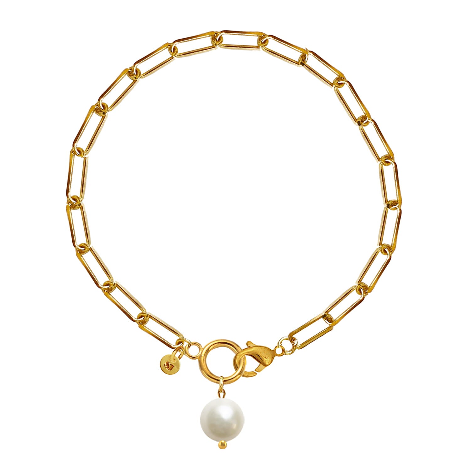 Pearl chain bracelet