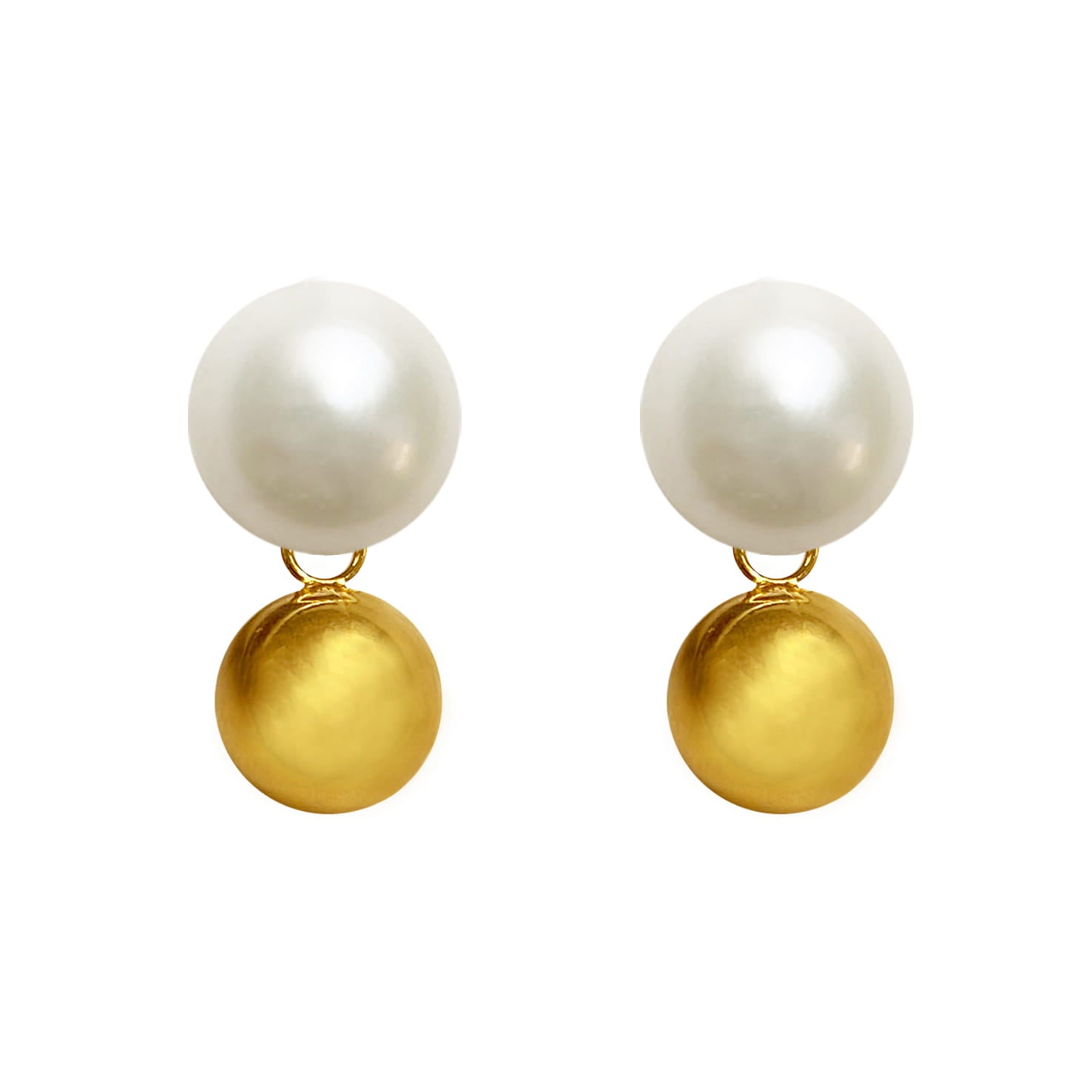 Sophie Earrings gold ball