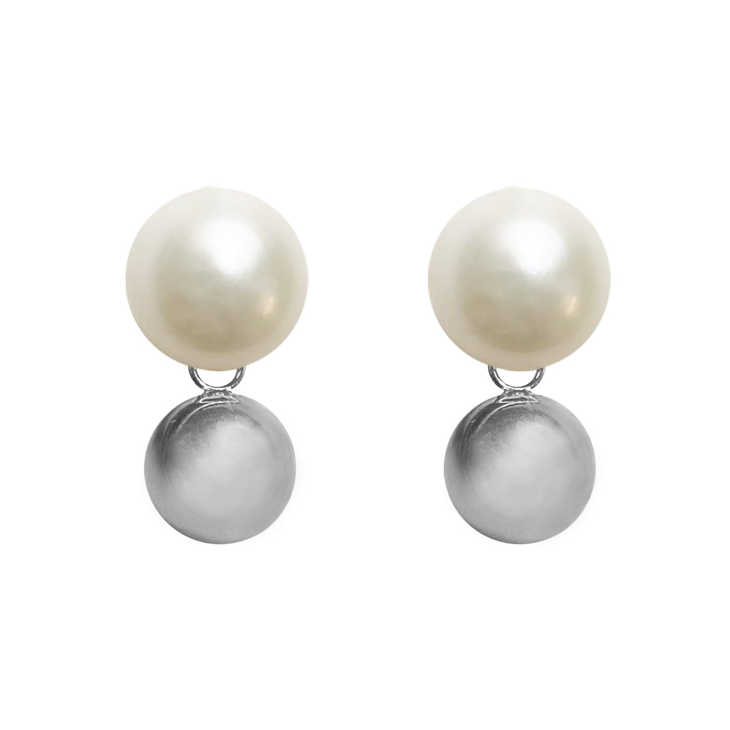 Sophie Earrings silver ball