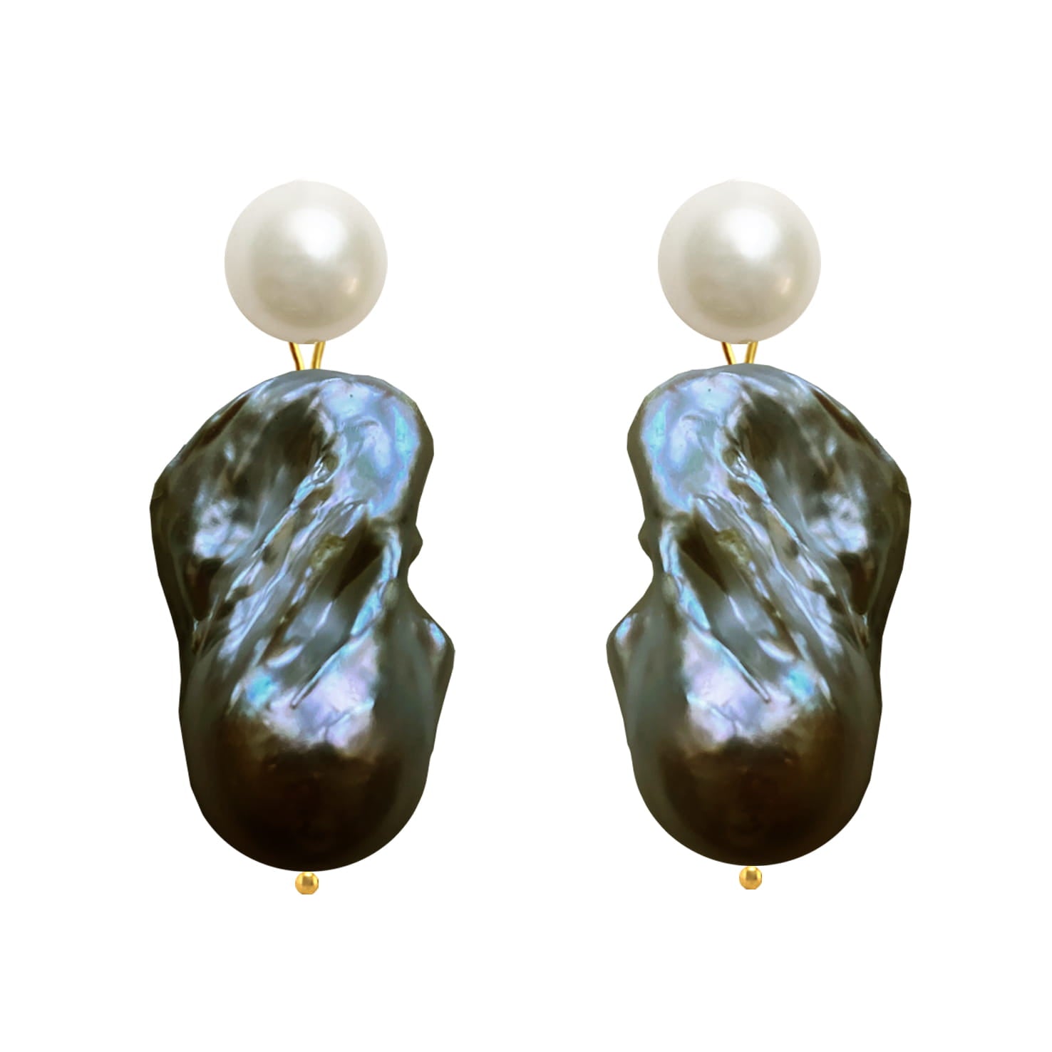 Carla Earrings black