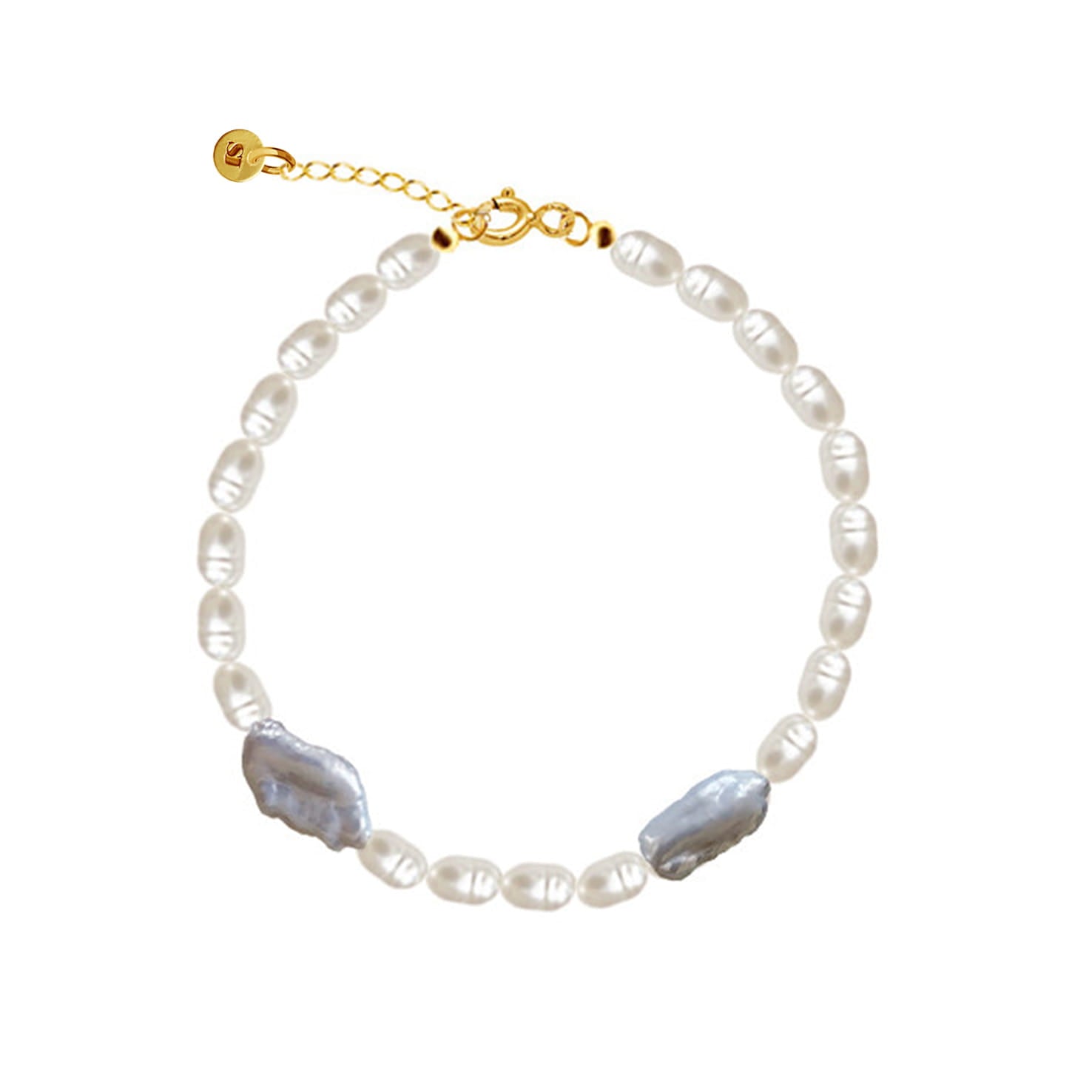 Pearl silver bracelet