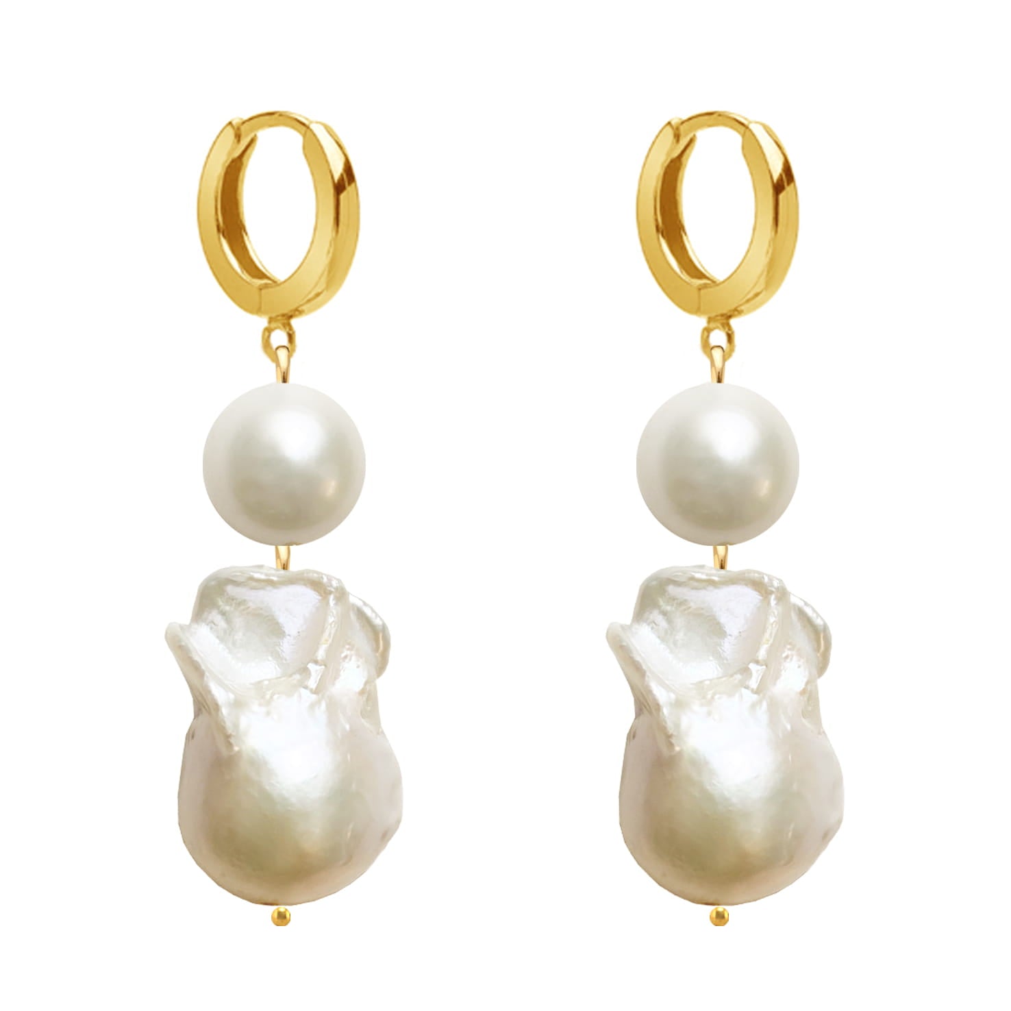 Baroque Pearl Earrings no.2