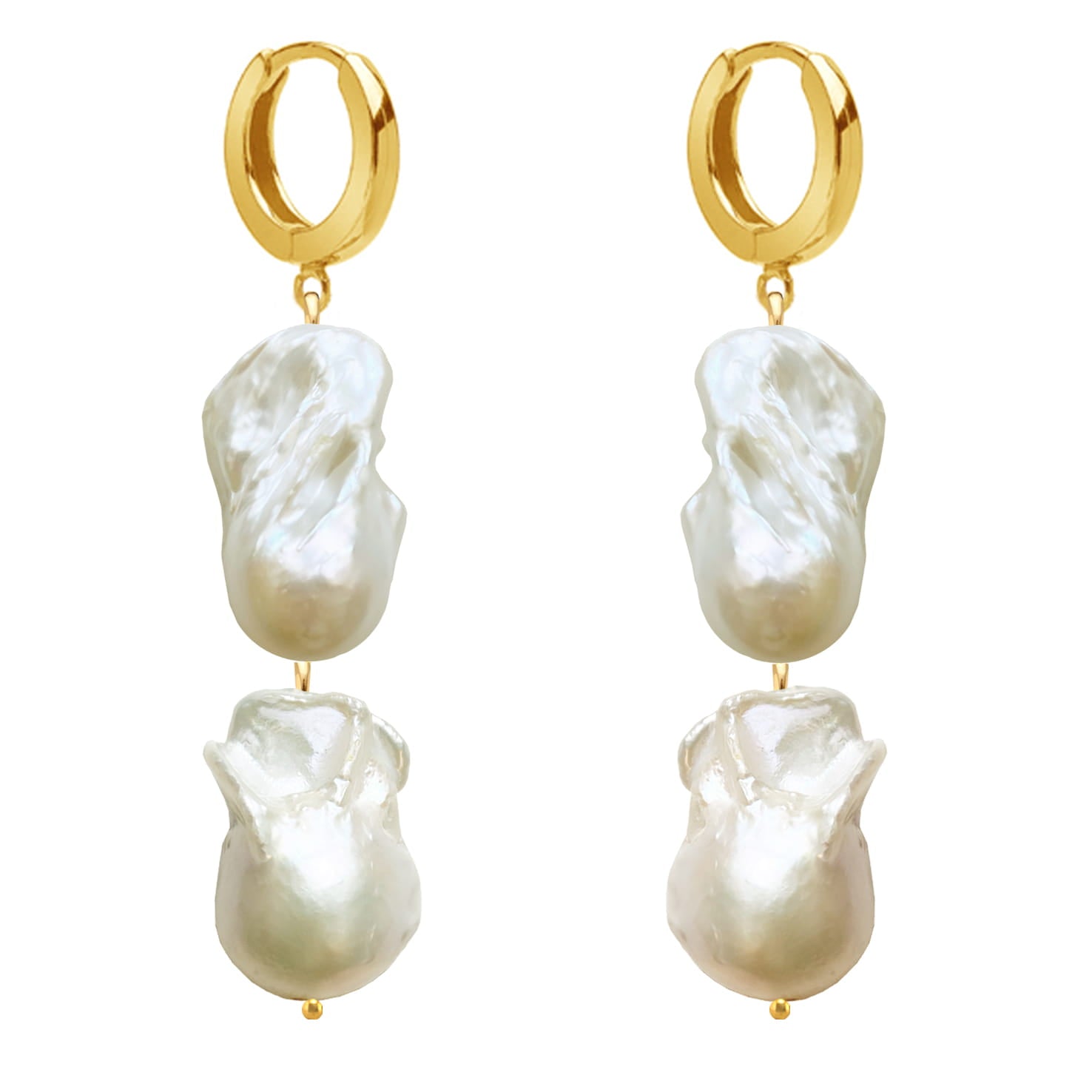 Baroque Pearl Earrings no.1