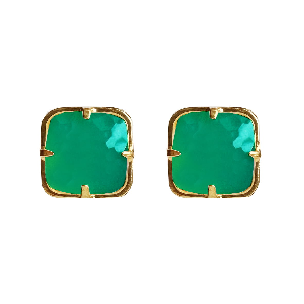 Alba green earrings