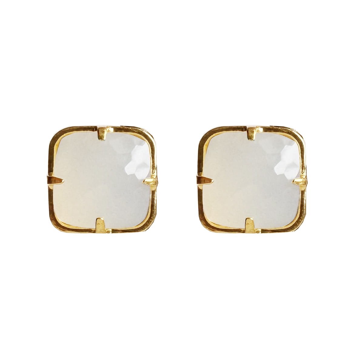 Alba white earrings