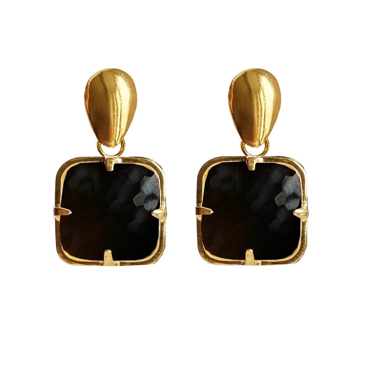 Mona black earrings