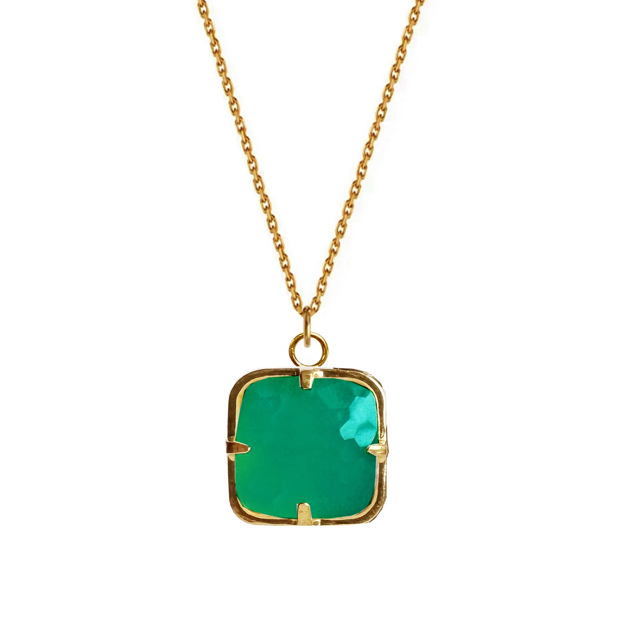 Alba green necklace