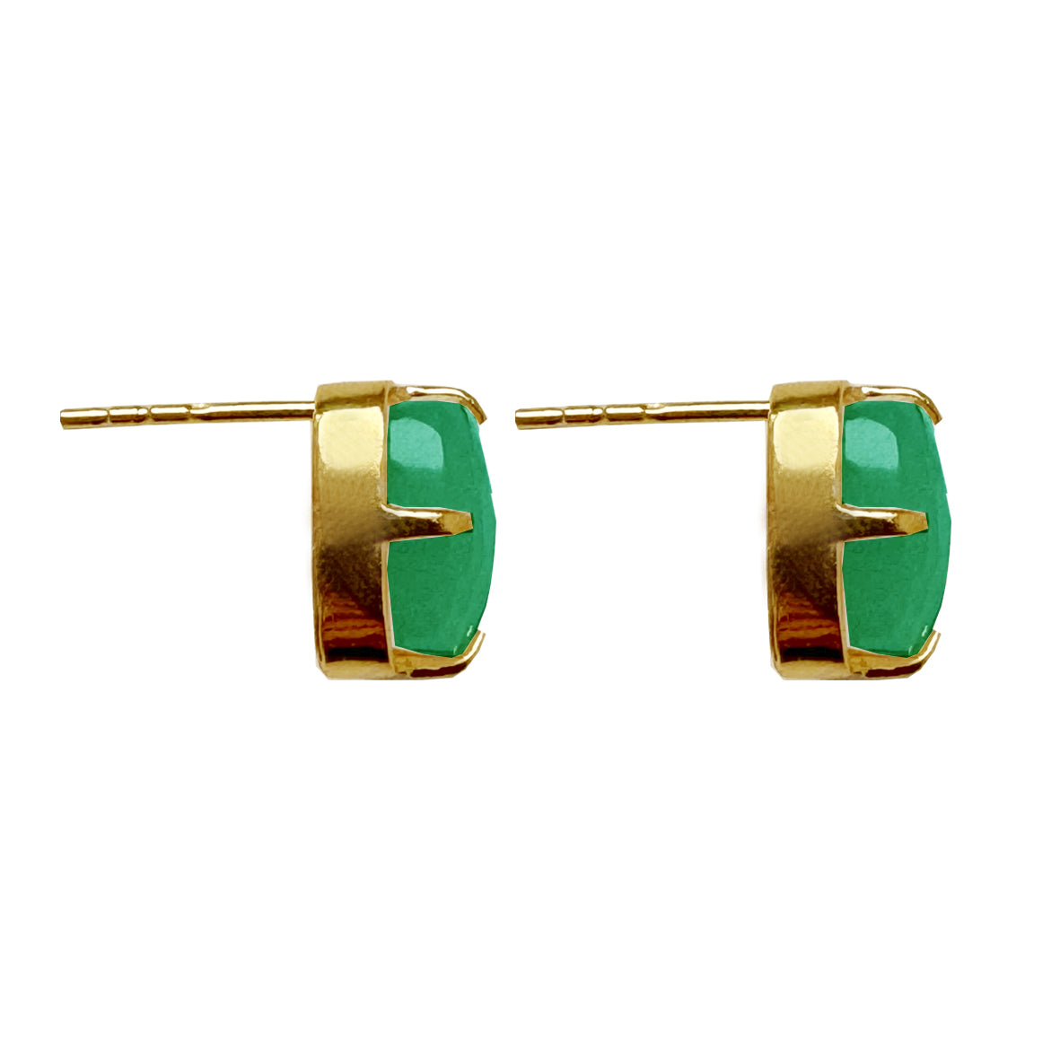 Alba green earrings