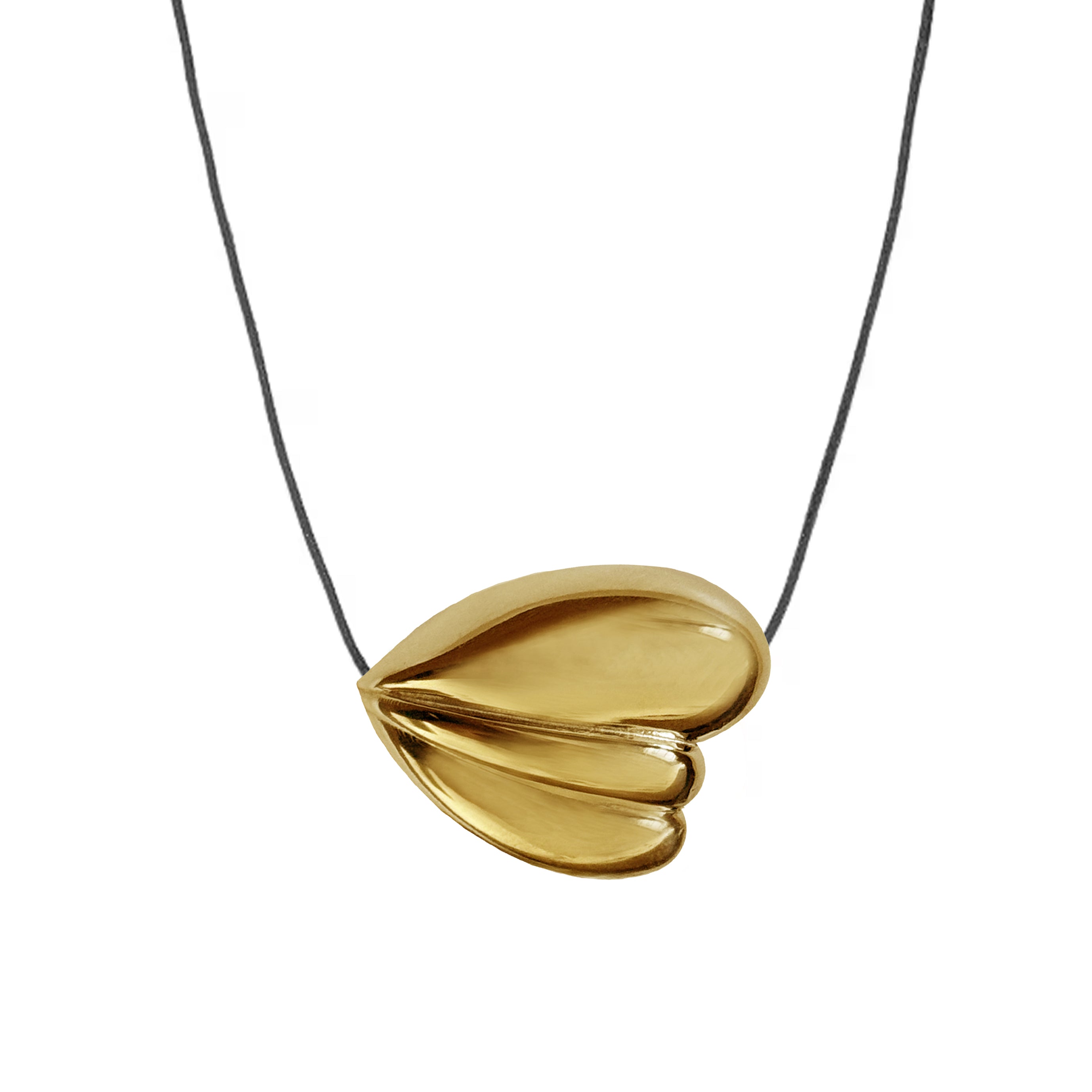 Amore strap necklace gold