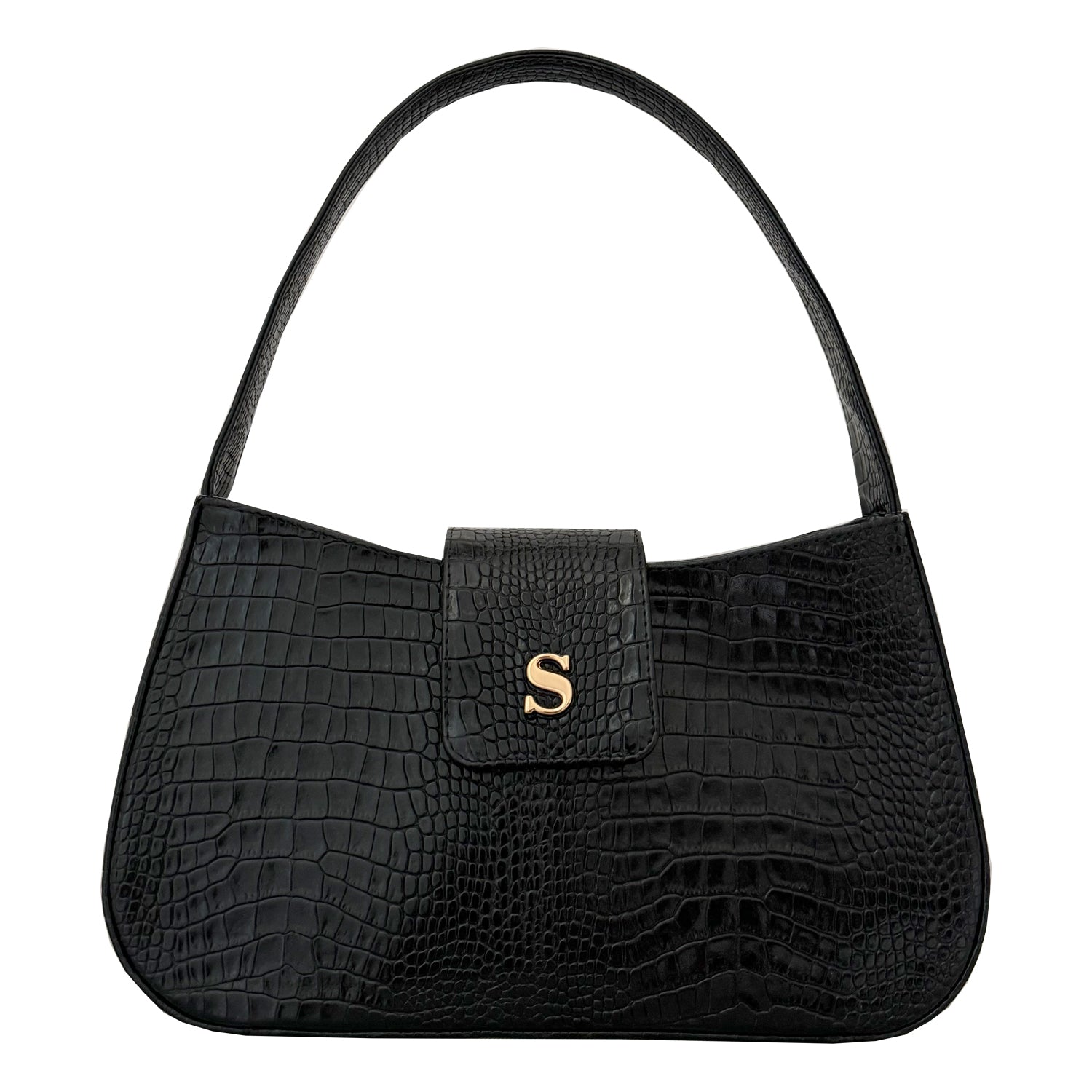 Linda bag black croco