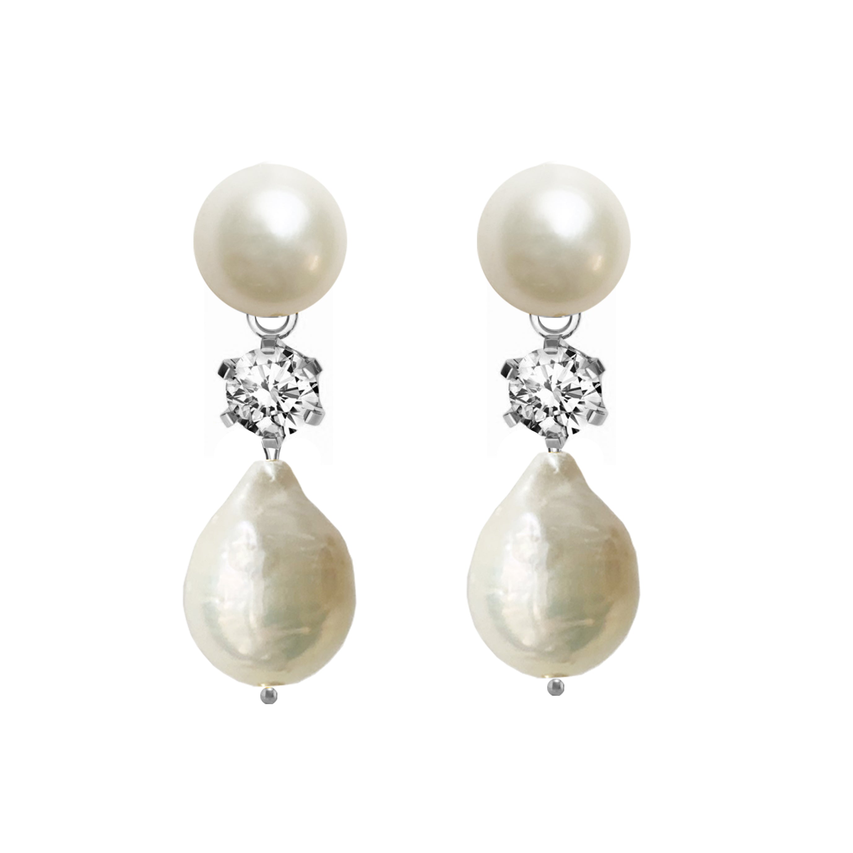 Camille earrings silver