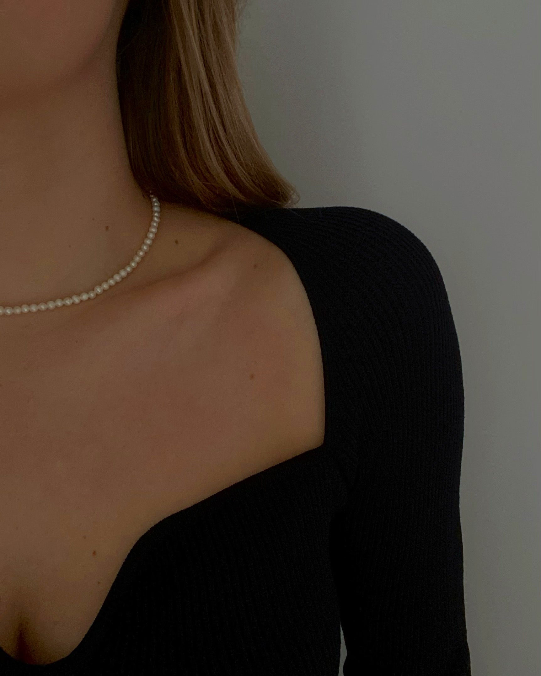 Irene thin choker silver