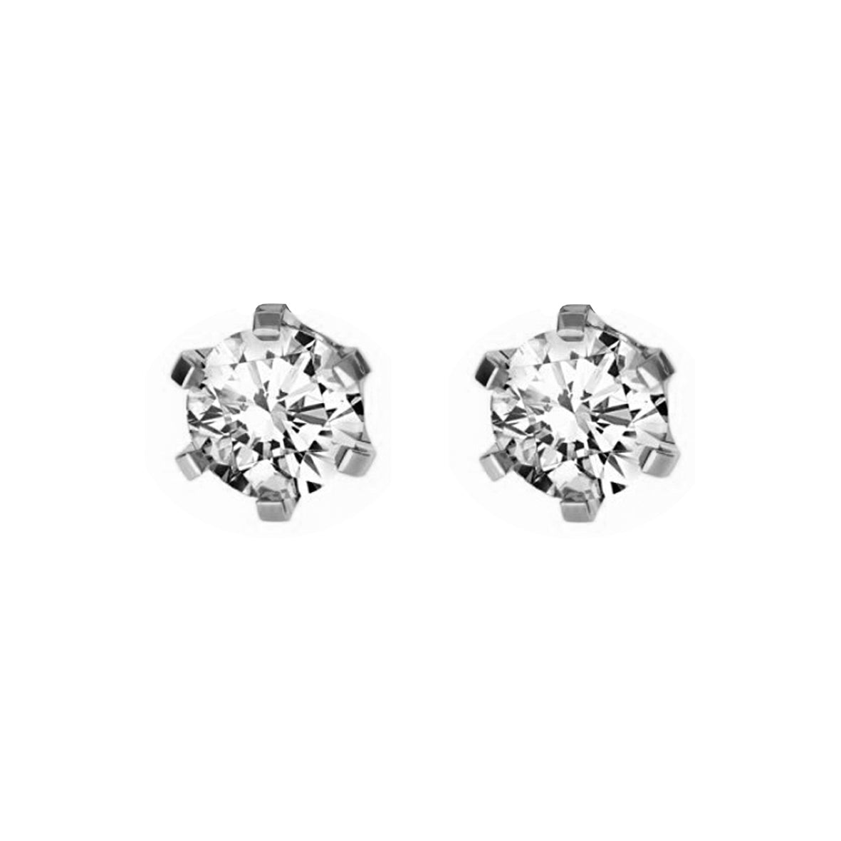Marie studs earrings silver