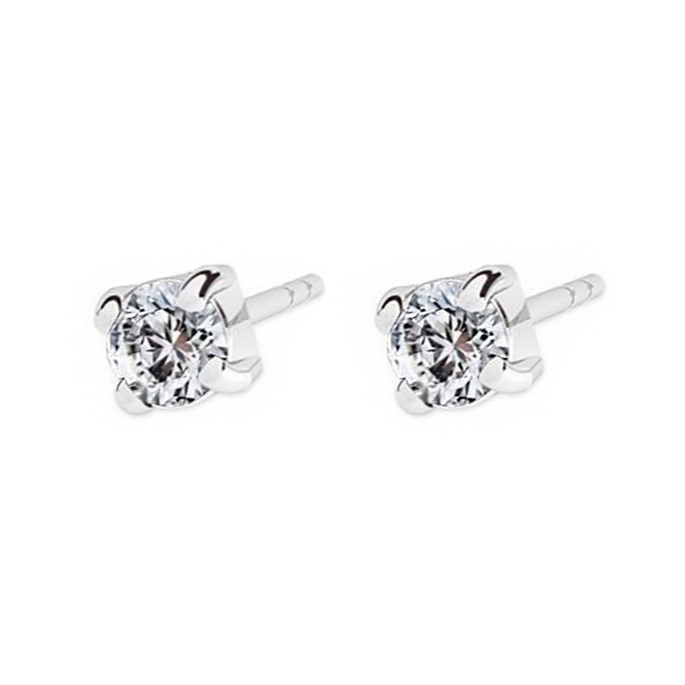 Marie studs earrings mini silver