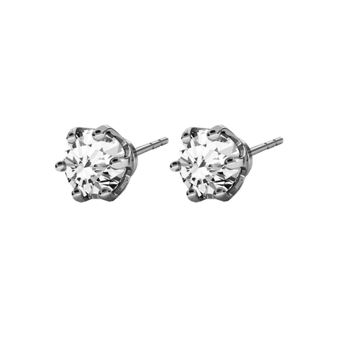Marie studs earrings silver