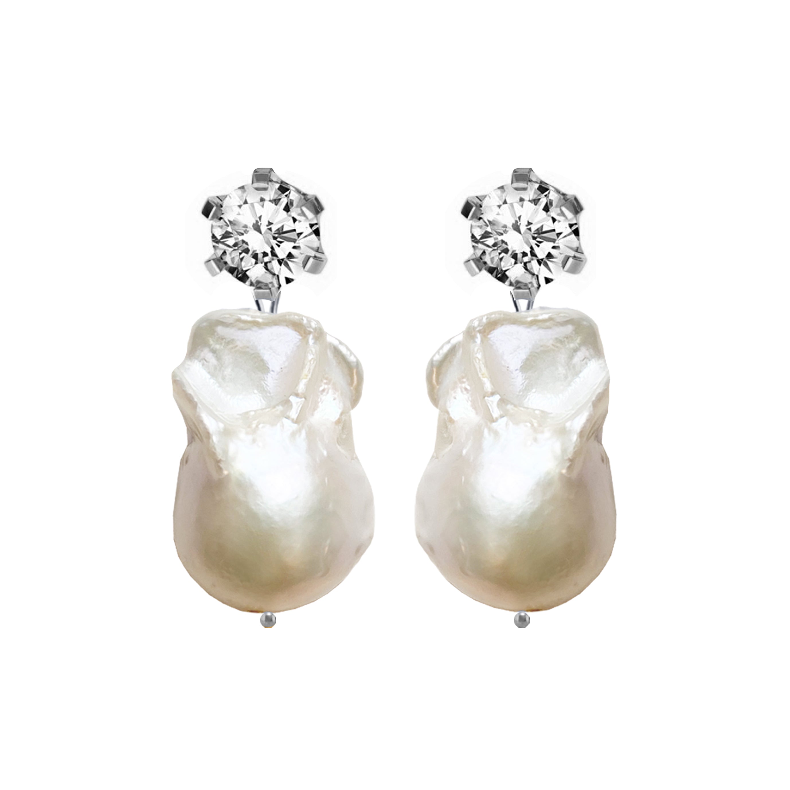 Aurora earrings silver