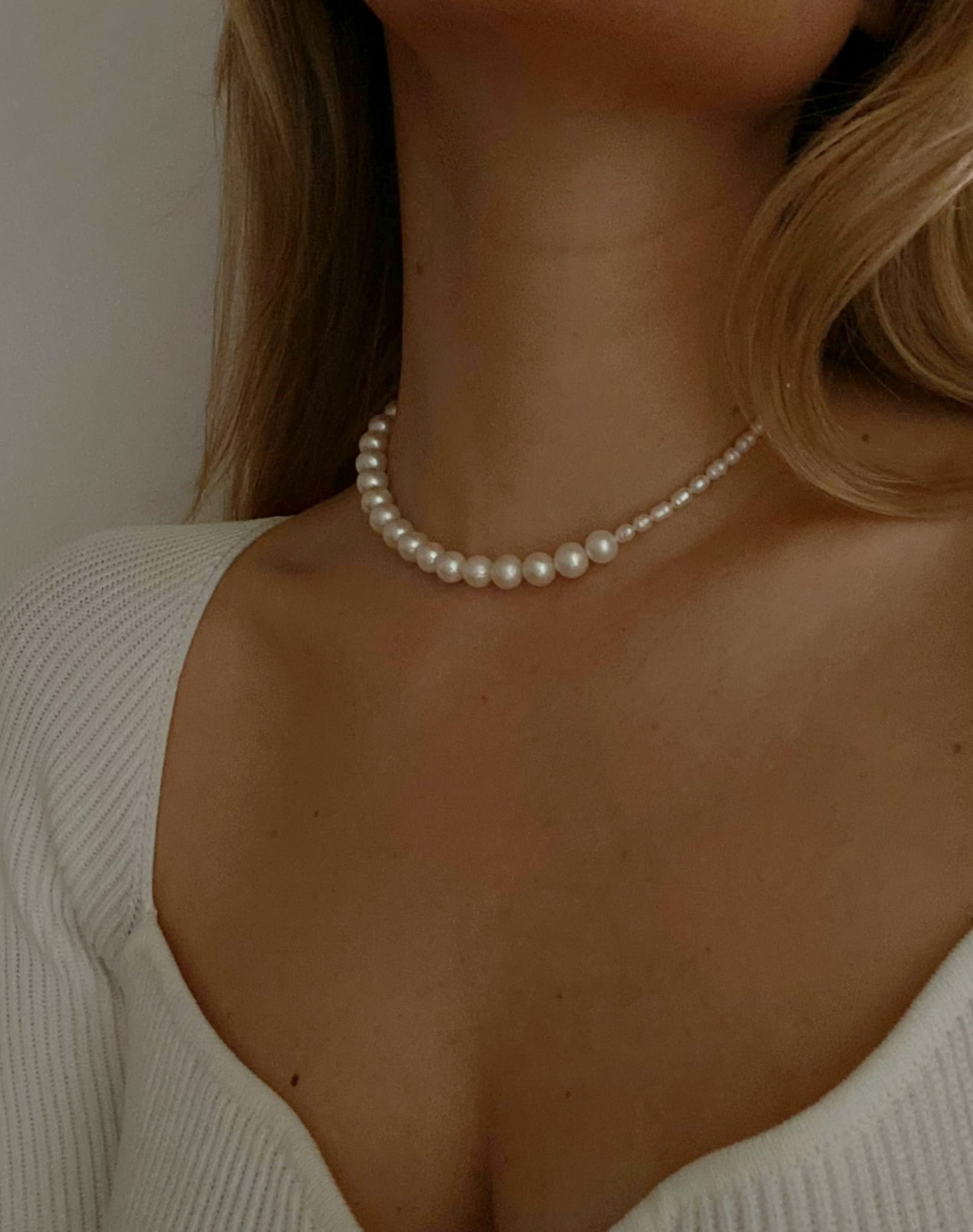 Eve silver choker