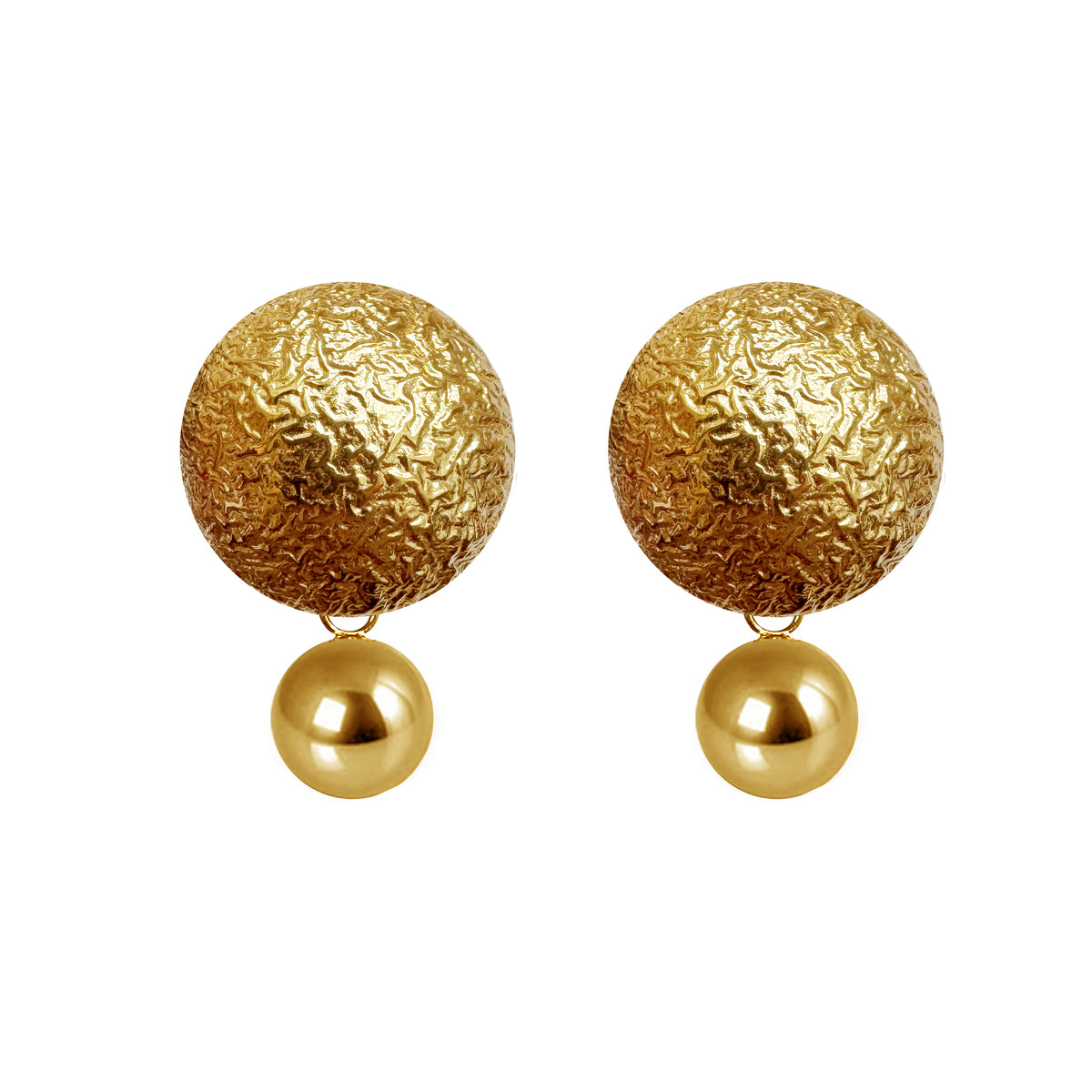 Livia gold earrings