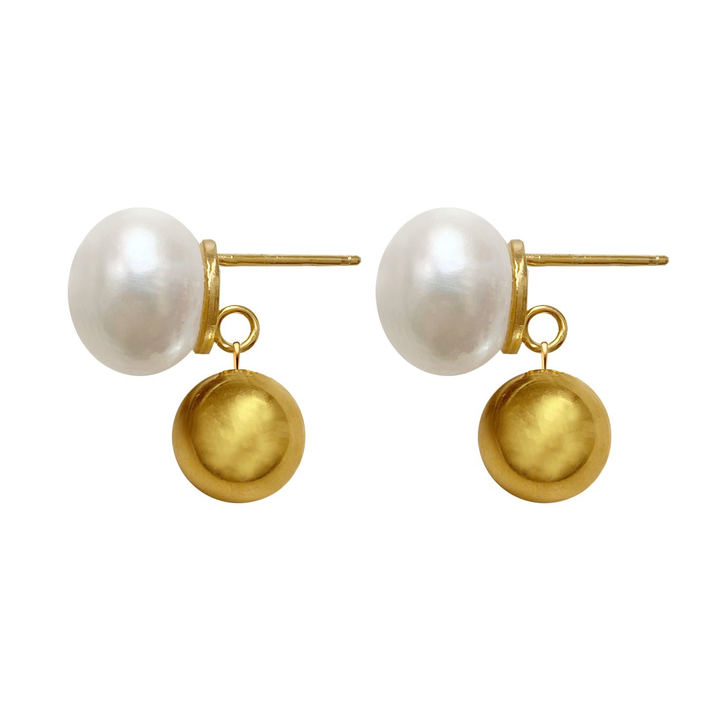 Sophie Earrings gold ball